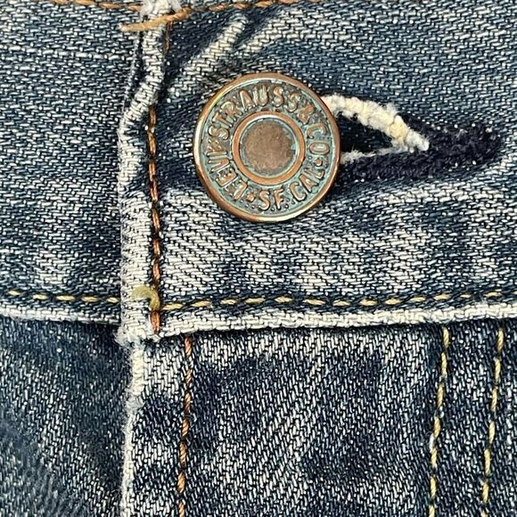 Levi’s Jeans Men’s Size W32 L34 Blue Denim Low Rise Bootcut Stretch Medium Wash - Picture 3 of 13